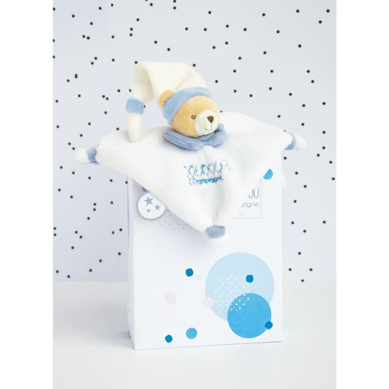  - baby comforter blue bear 20 cm 